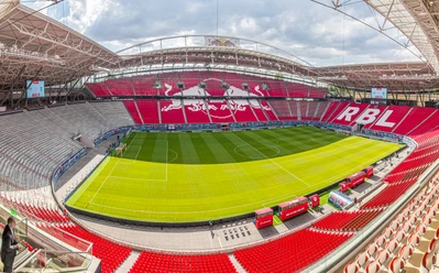 View into the stadium at the event venue Red Bull Arena | Leipzig Convention Bureau View into the stadium at the event venue Red Bull Arena Leipzig – presented by Leipzig Convention Bureau