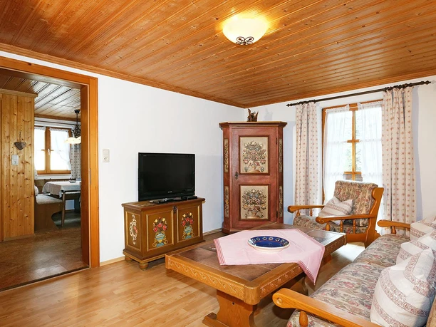 Haus Gams - Wohnzimmer FeWo Nr.1