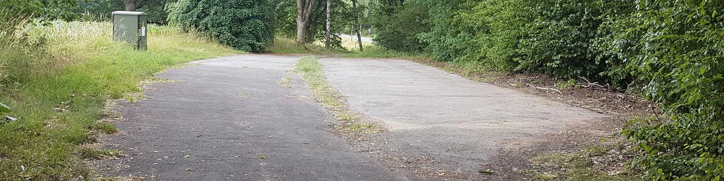 Parkplatz zwischen Salem und Dargow an der K48