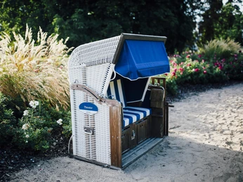 Strandkörbe im Kurpark