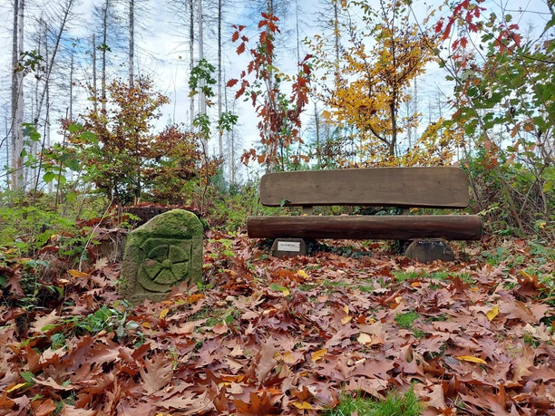 Grenzstein Nr. 63 am Wanderweg 4