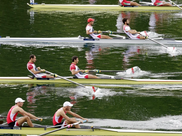 Les rameurs à la Lucerne Regatta 2014 Lucerne Regatta 2014
