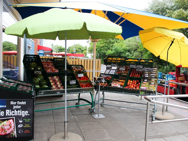 Außenbereich frischemarkt Wangerooge