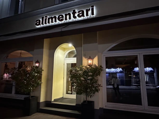Entrance Restaurant Alimentari Entrance Restaurant Alimentari