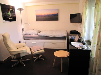 Das Schlafzimmer für 1 Person