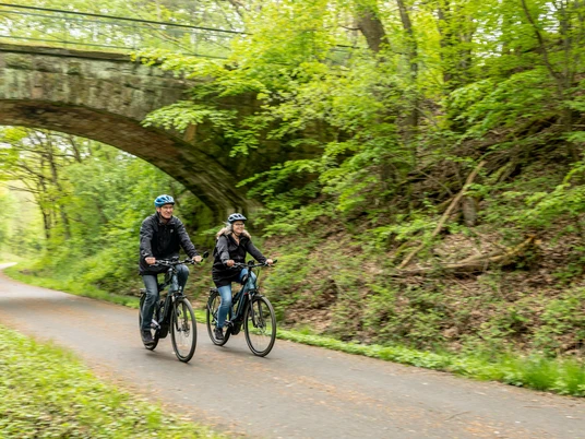 Bahnradweg Rotkäppchenland Bahnbrücke