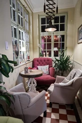 Landhaus Café Honigstal Sitzecke im Landhaus Café Honigstal