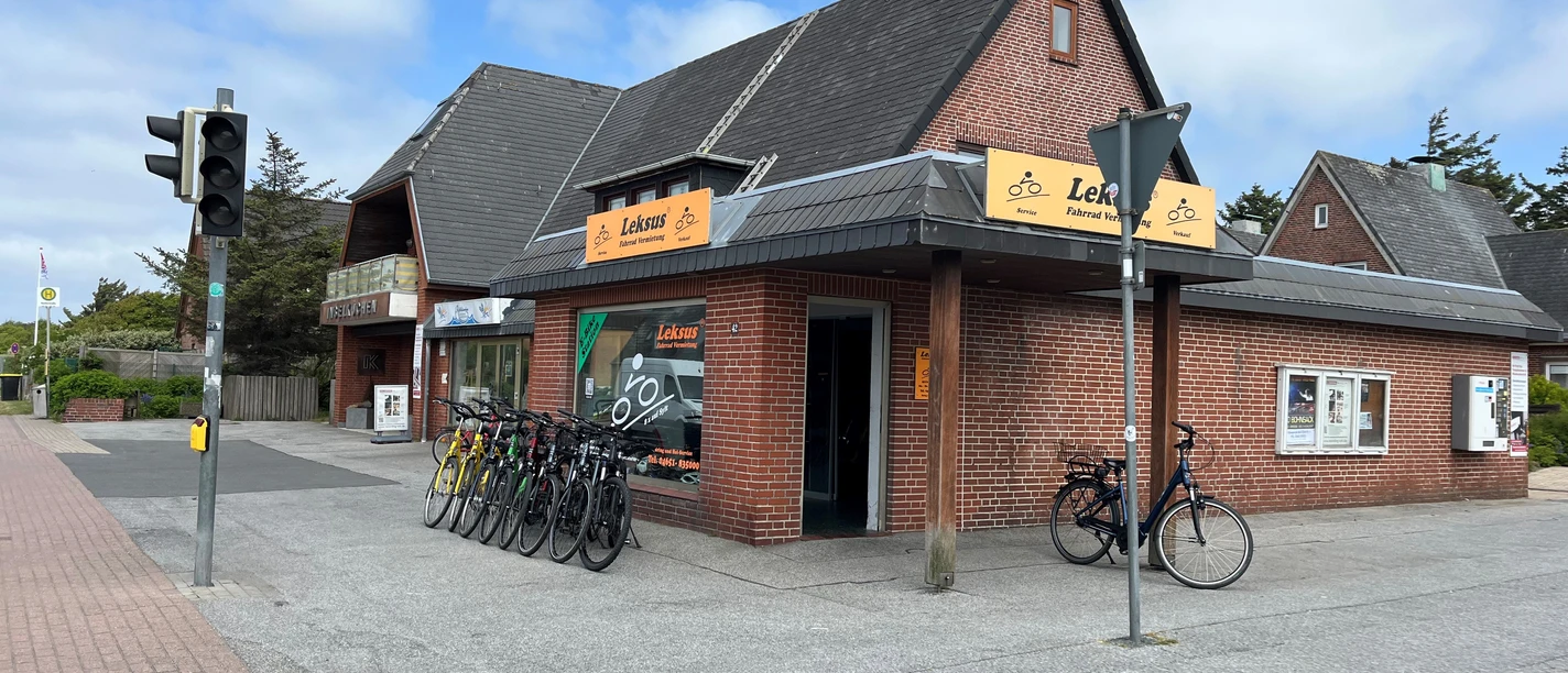 Fahrradverleih Leksus in der Norderstraße