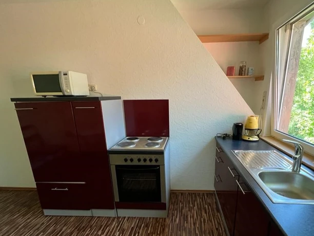 Küche große Fewo Hilmershof Küche der Ferienwohnung Hilmers Hof