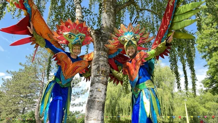 Stelzen Art Kurpark Spektakel