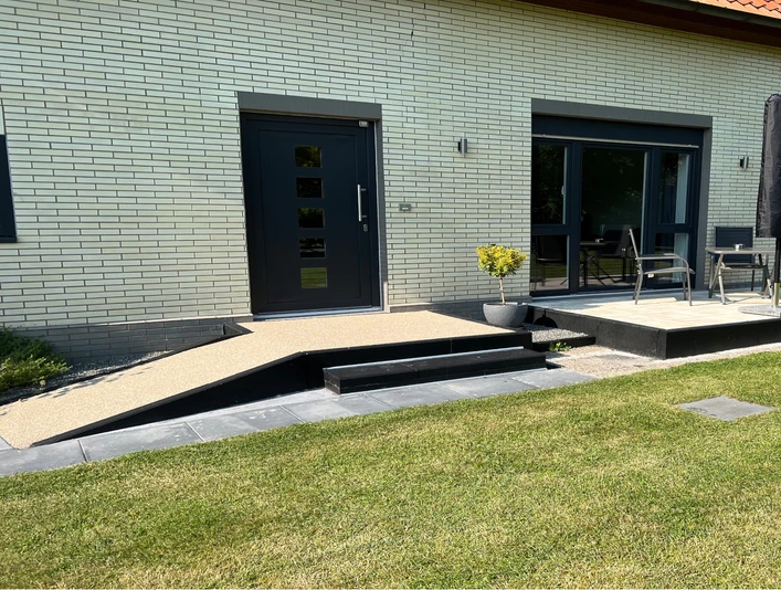 Ferienwohnung "Blick zur Weser" Außenansicht Ferienwohnung "Blick zur Weser" Außenansicht