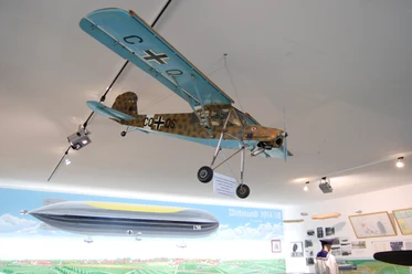 Flugzeugmodell im Fliegermuseum