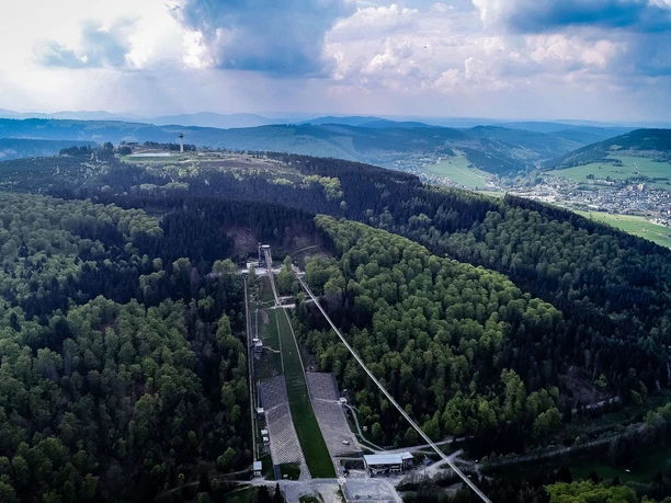 Skywalk Willingen und Mühlenkopfschanze mit Panorama Willingen