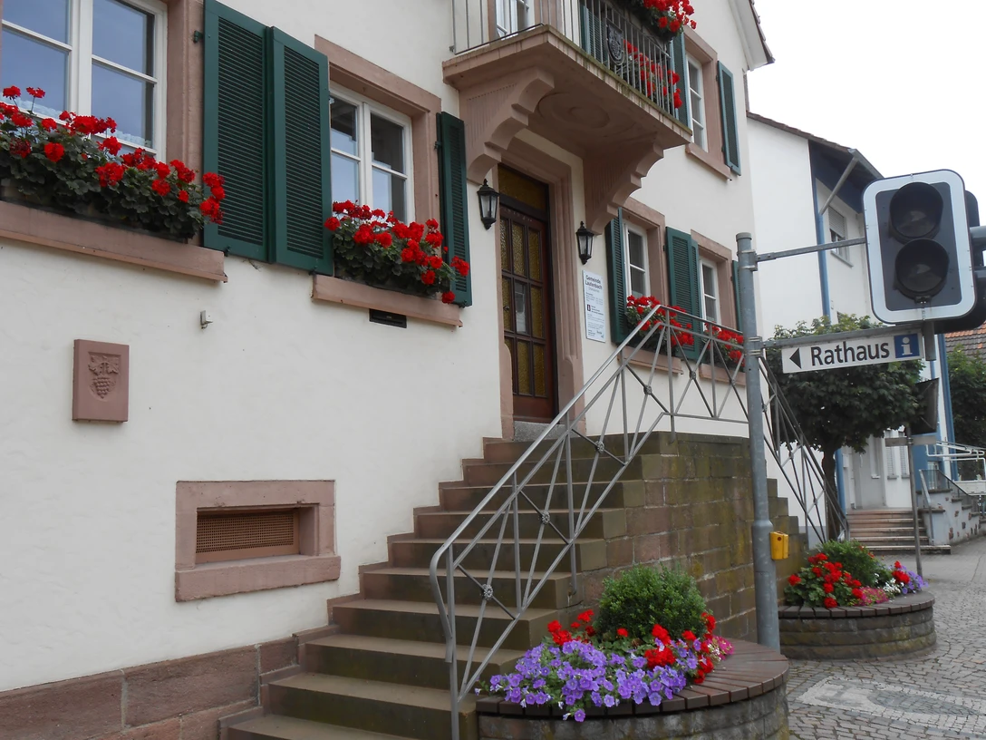 Blick auf den Eingang