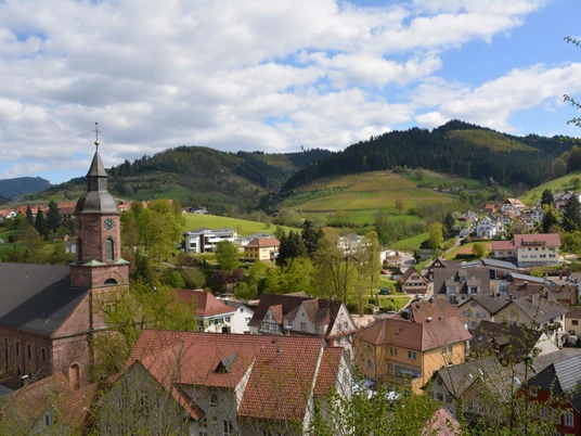Ausblick von der Kletthütte