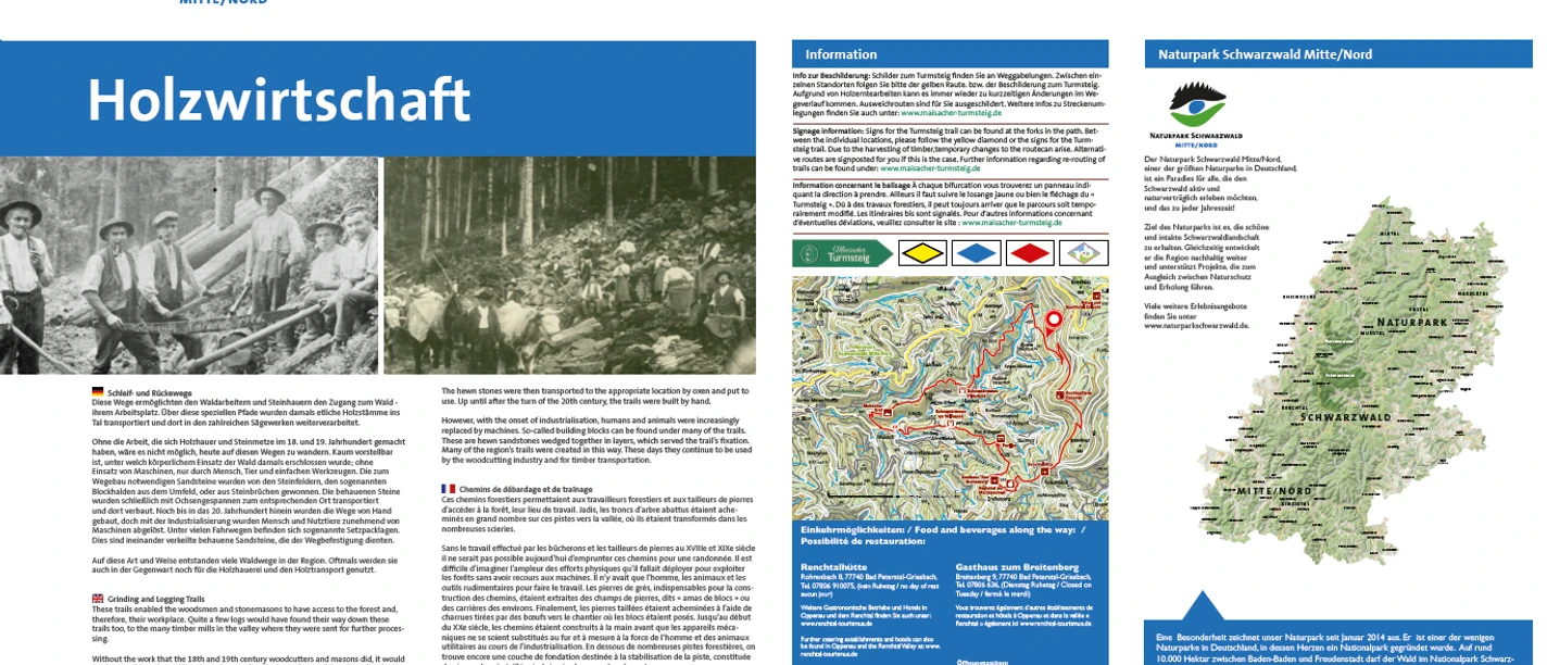 Infotafel Schleifwege
