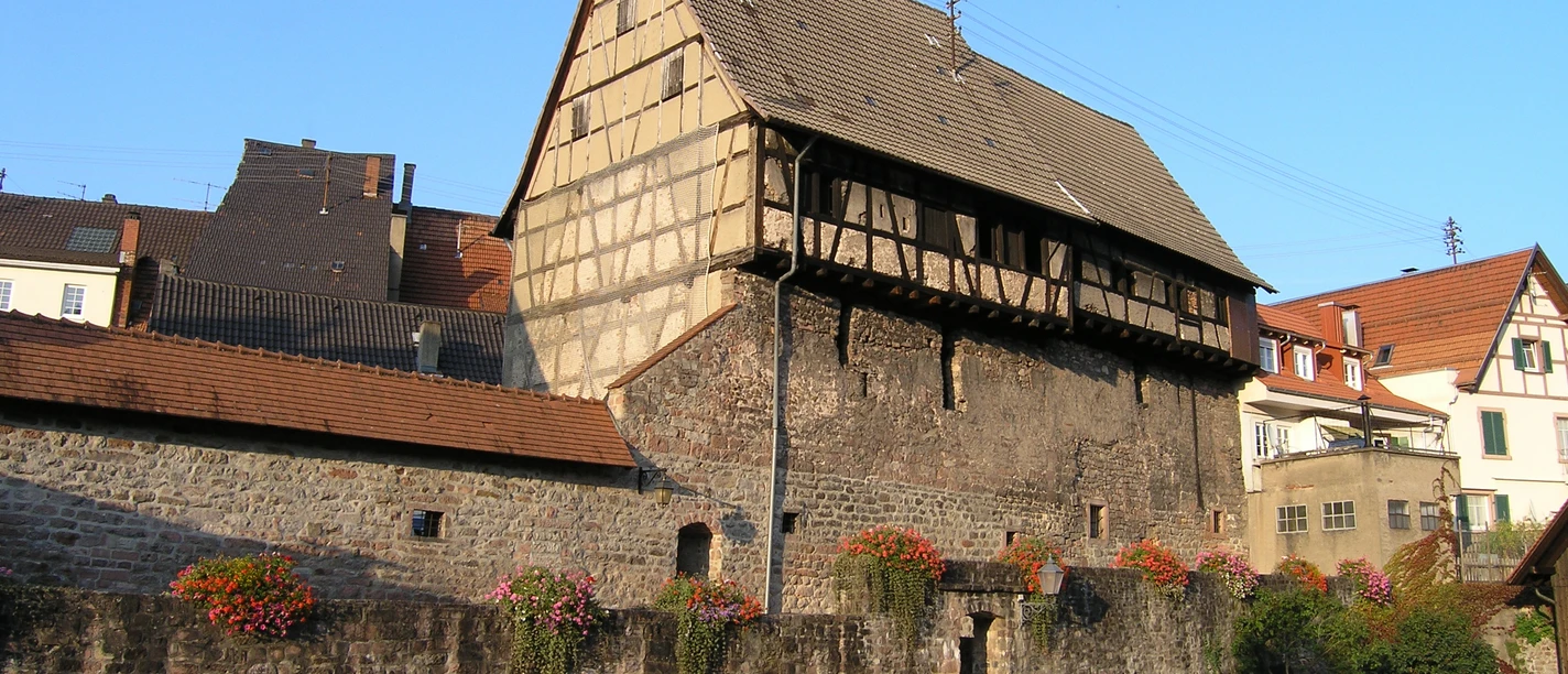 Gernsbach Stadtmauer Waldbachstraße Zehntscheuern