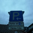 Parkplatz vor dem Dorfladen Reichental, max. 30 Minuten