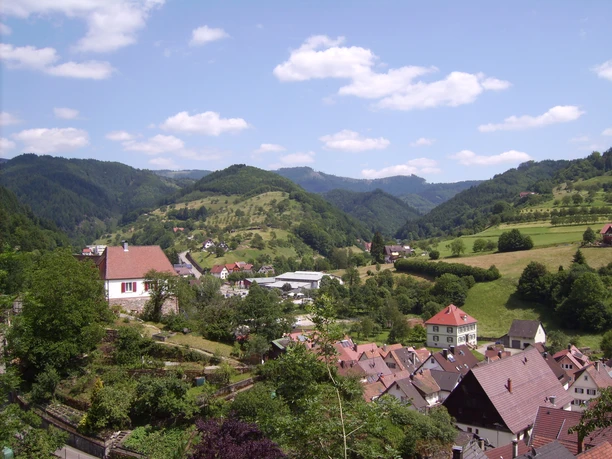 Blick vom Promenadenweg