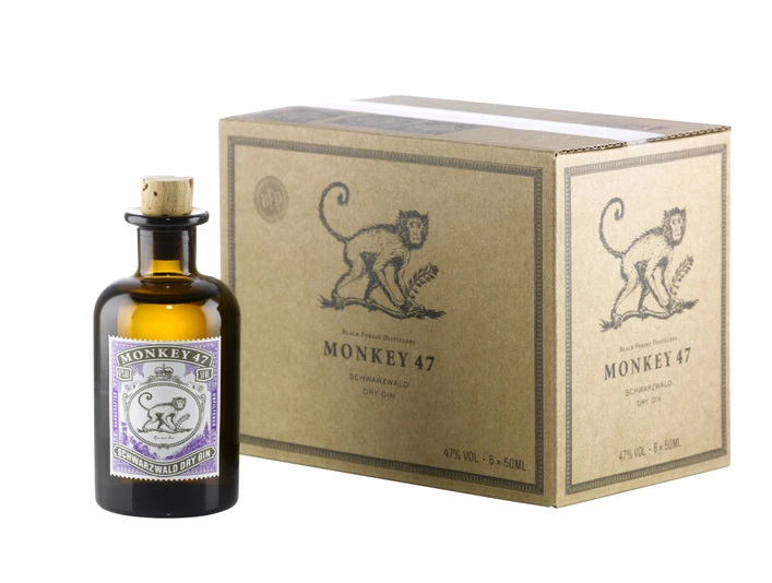 Monkey 47 Monkey 47 Schwarzwald Dry Gin 50ml in cardboard box