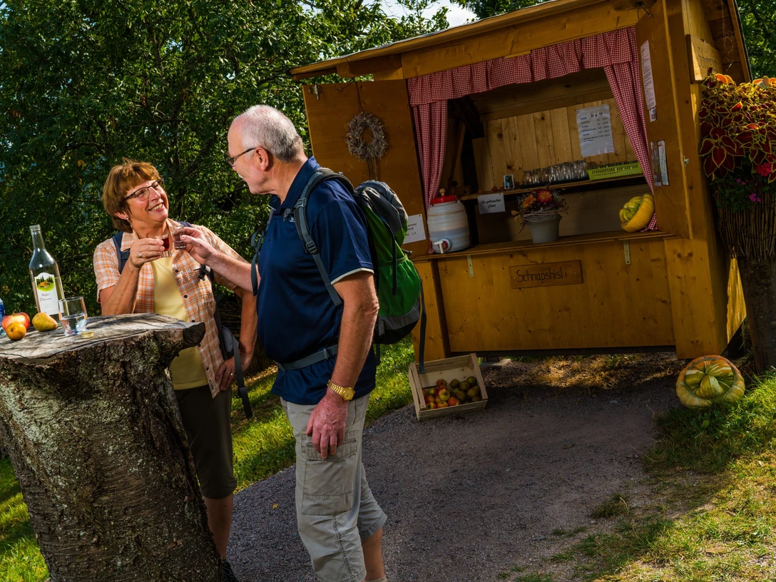 Oberkircher Brennersteig_Schnapsstand