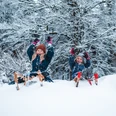 Schlittenfahren am Rodelhand Obertal Buhlbach