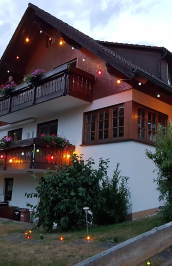 Hausansicht Tonbachtalbeleuchtung Fewo Inge Finkbe