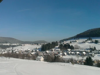 Winter, Blick vom Balkon