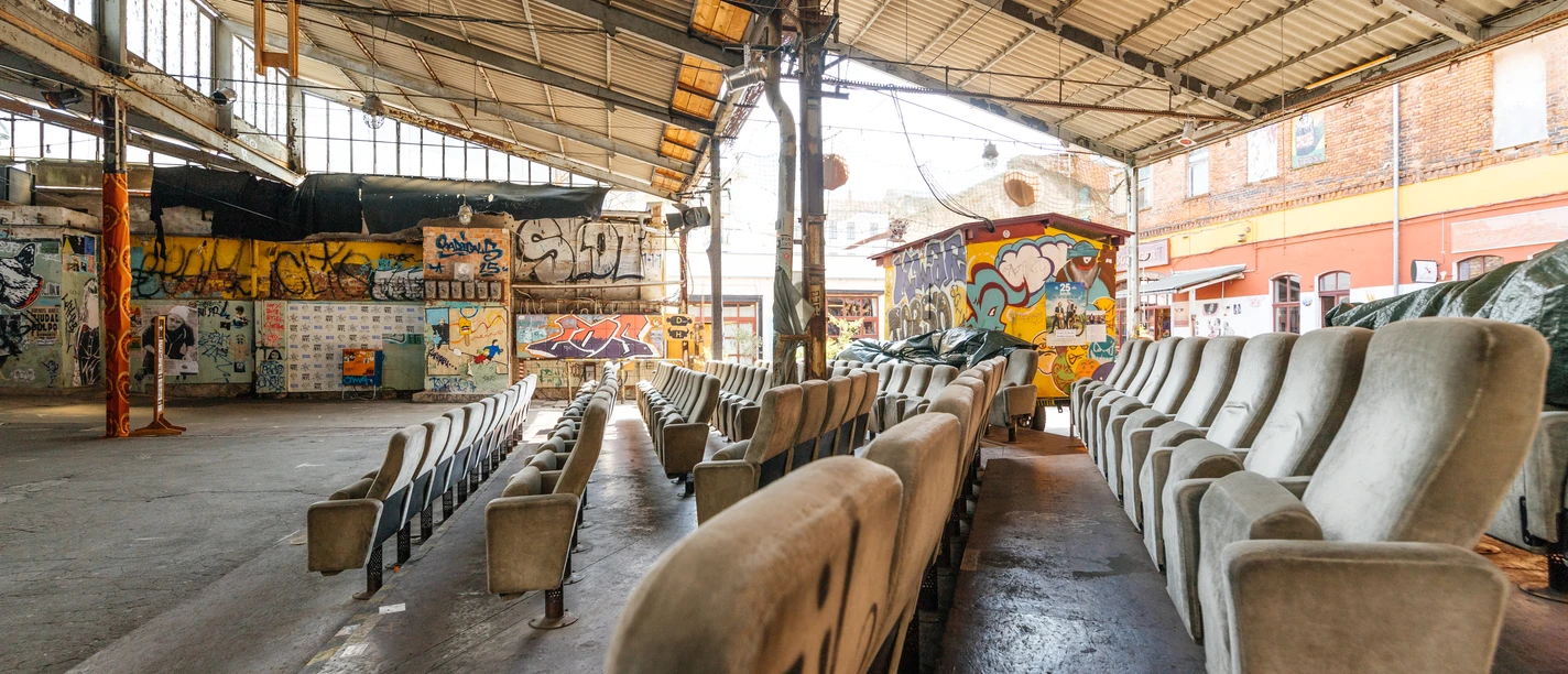 Sommerkino an der Feinkost in Leipzigs Südvorstadt