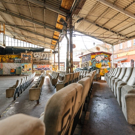 Summer cinema at the delicatessen in Leipzig's southern suburbs