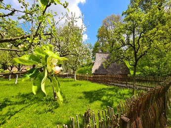 wonderfully preserved buildings at museum kiekeberg on the edge of hamburg