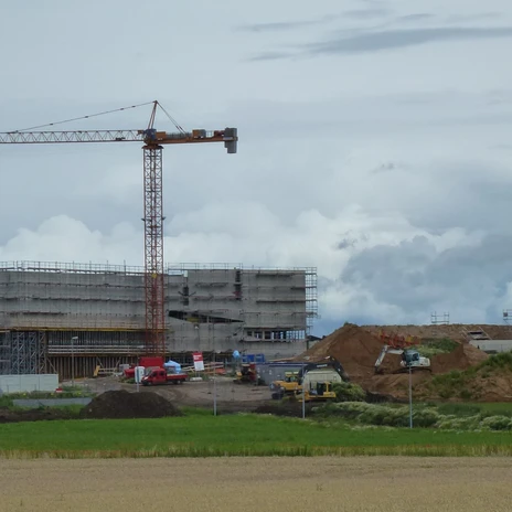 paläon Forschungs- und Erlebniszentrum Schöninger Speere Rohbau 1.jpg