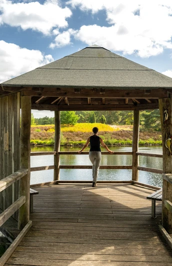 Angelbecksteich bei Hermannsburg Wandern am Angelbecksteich bei HermannsburgHiking at the Angelbeck pond near HermannsburgVandring ved Angelbeck-dammen nær HermannsburgWandelen bij de Angelbeck-vijver bij Hermannsburg