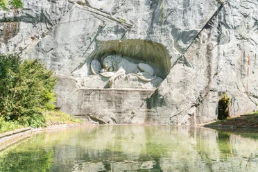 Le Monument du Lion Vue sur le monument du Lion