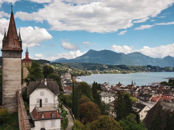 Musegg Wall View of Lucerne