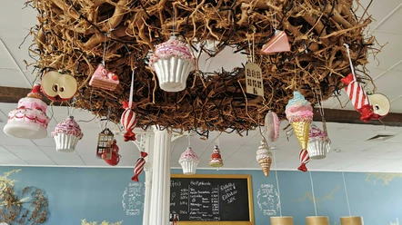 Café Snövit: Deko