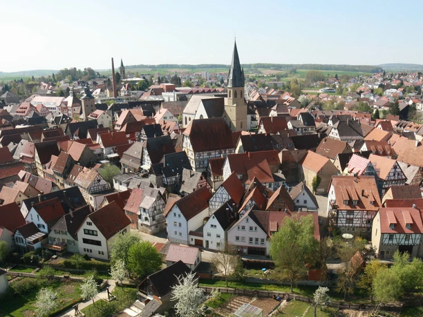 Blick auf die historische Altstadt | Fachwerkstadt Eppingen | HeilbronnerLand