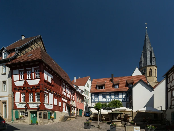 Mittelalterlicher Marktplatz | Fachwerkstadt Eppingen | HeilbronnerLand
