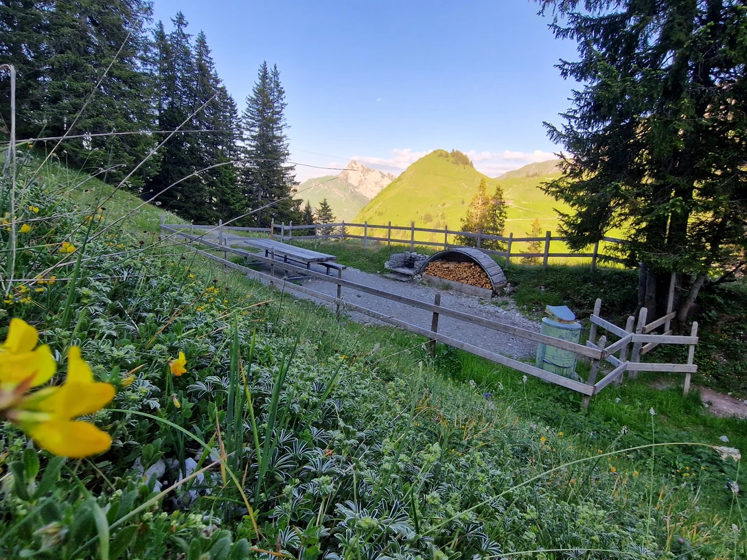Feuerstelle Klewenstock Schwalmisblick