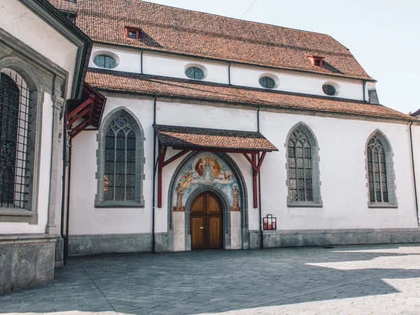 Franciscan Church View of the Franciscan Church in Lucerne