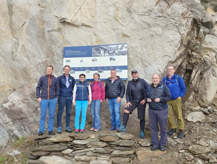 Themenweg altes Hotel Jungfrau Eggishorn