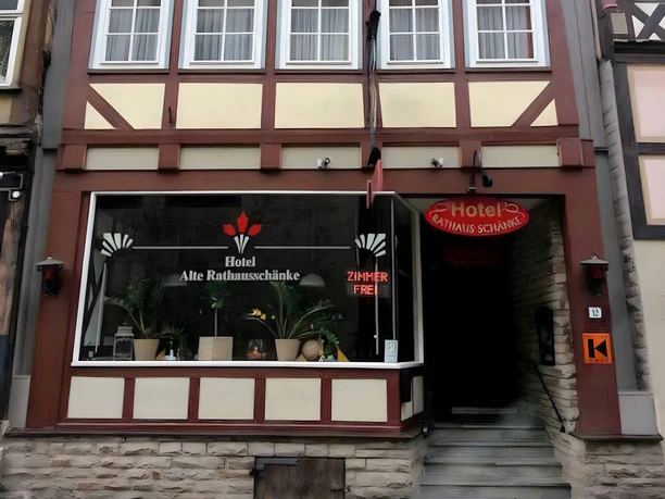 Außenansicht, Hotel Alte Rathausschänke, Hann. Münden.jpg