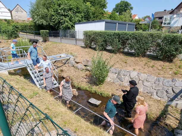 Wassertretanlage Kneipp Kurgarten Neukirchen
