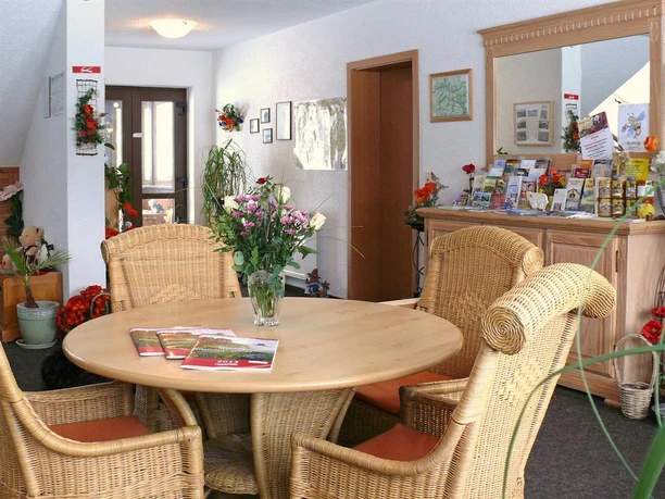 Eingangsbereich der Pension