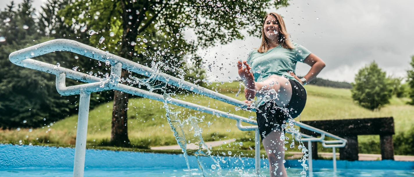 Wassertreten in Baiersbronn