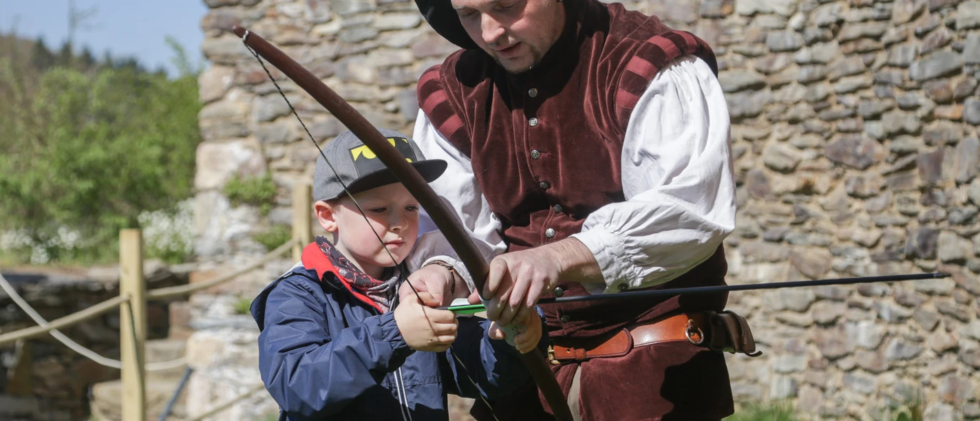Mittelalterdorf auf Burg Scharfenstein. Mittelalterdorf auf Burg Scharfenstein.