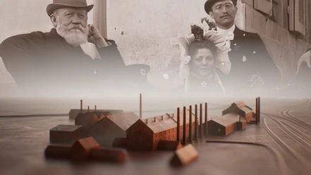 Screenshot aus dem Film BEWEGUNG MACHT GESCHICHTE. Die Völklinger Hütte, 2023