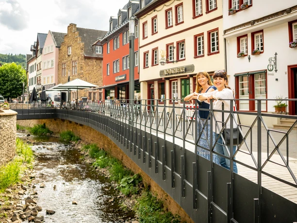 Die Erft fließt mitten durch Bad Münstereifel