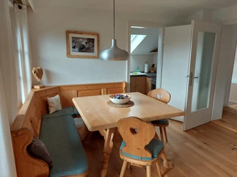 Essplatz im Wohnzimmer