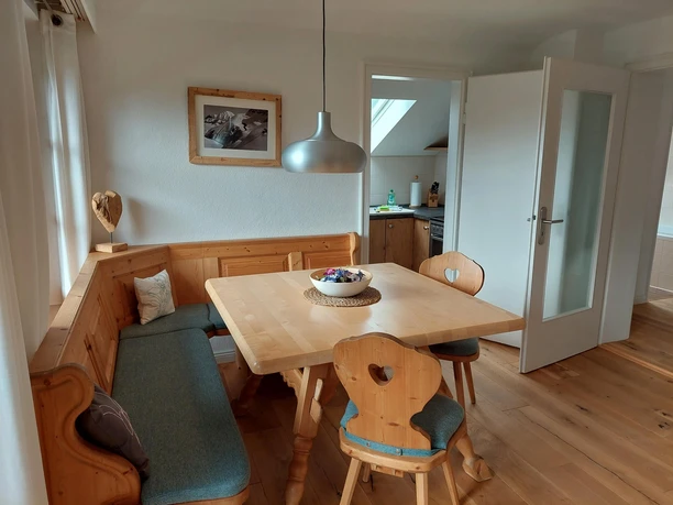 Essplatz im Wohnzimmer